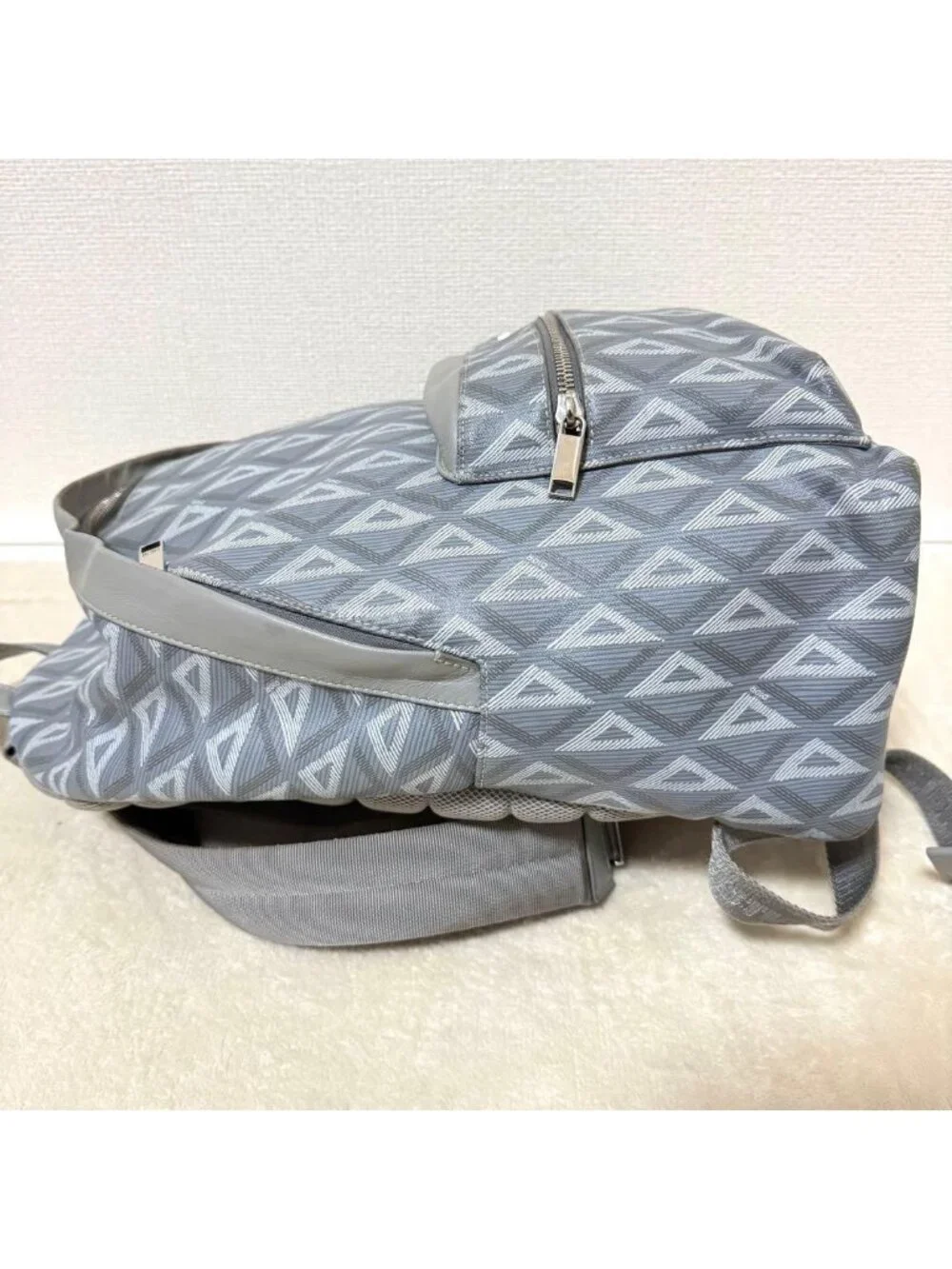 Dior Backpack CD Diamond Gray